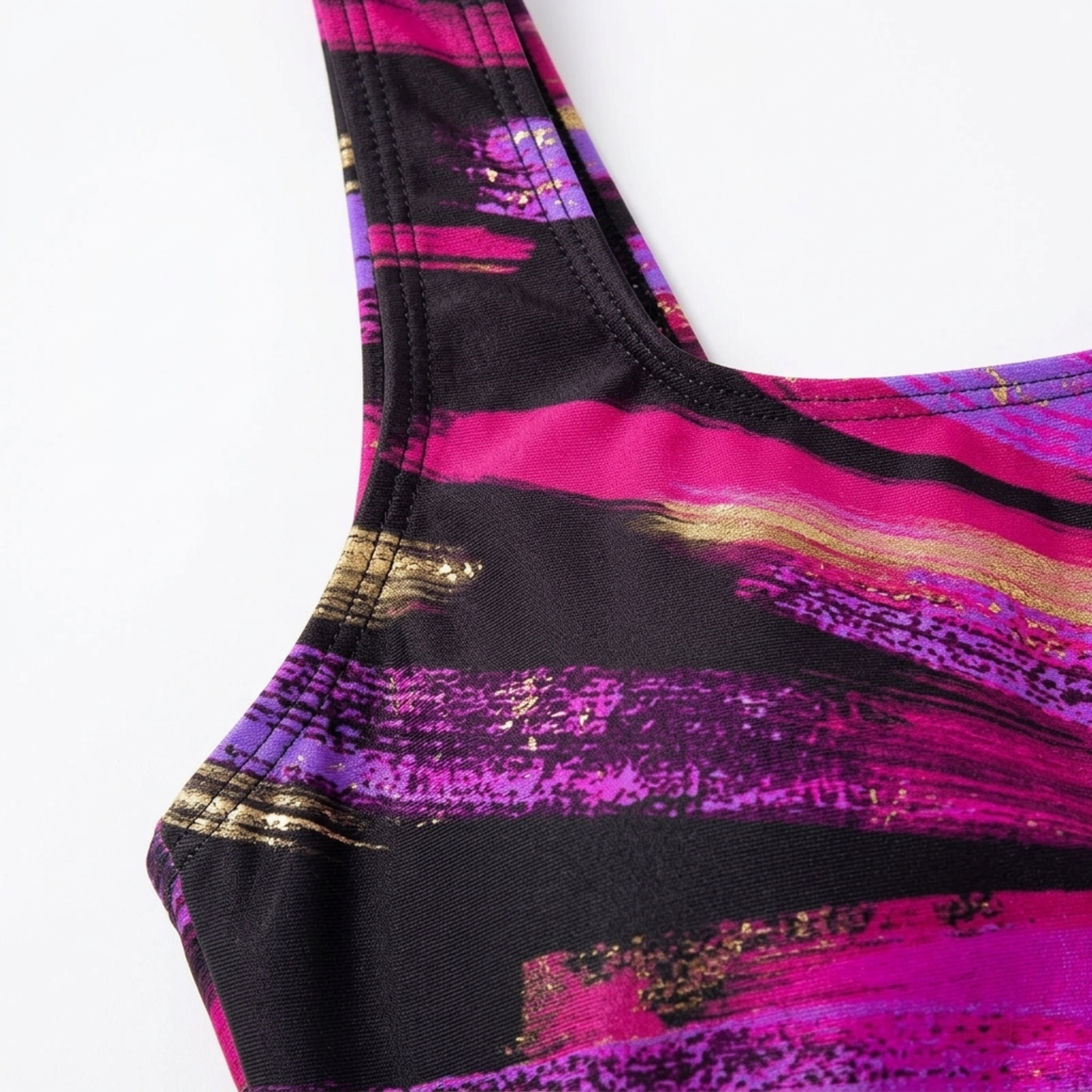 Women's swimsuit — shaping square neckline — holidays and pool