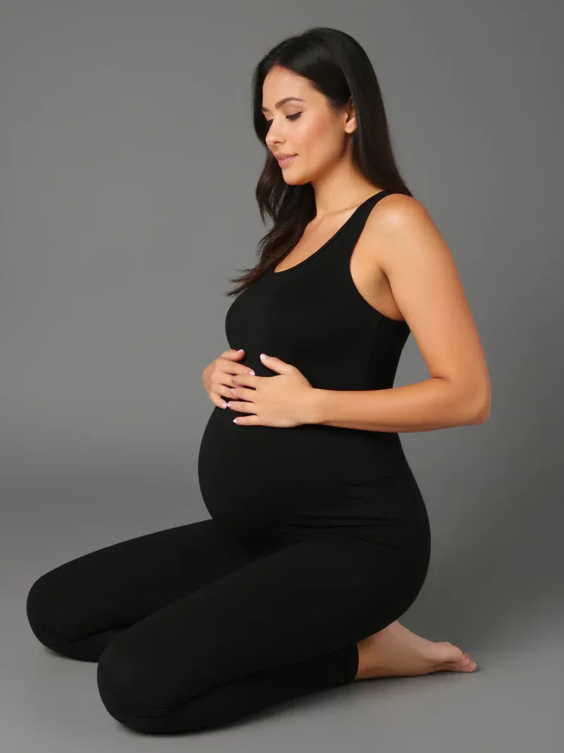 Sleeveless Maternity Jumpsuit