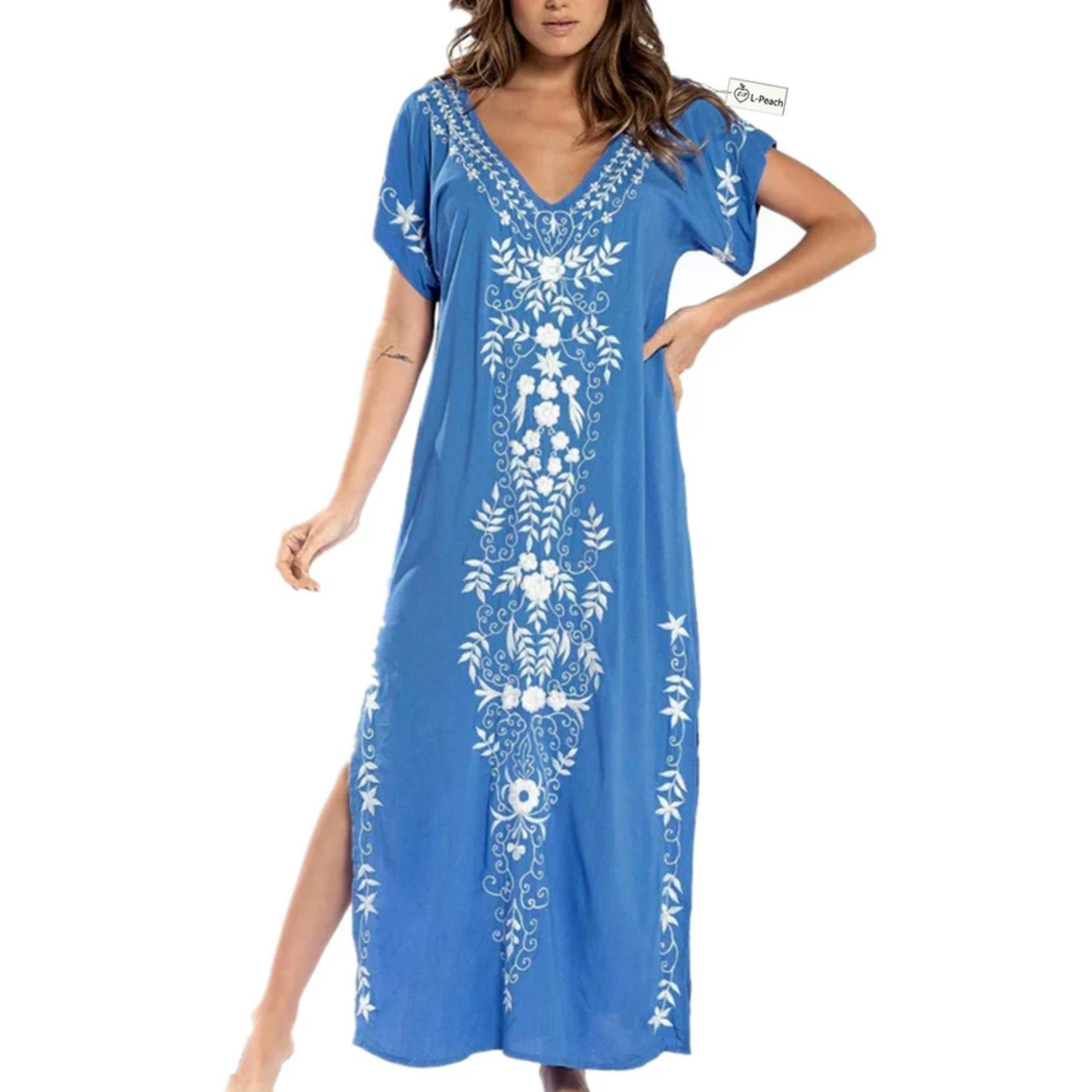 Long beach kimono robe — loose fit — summer vacation