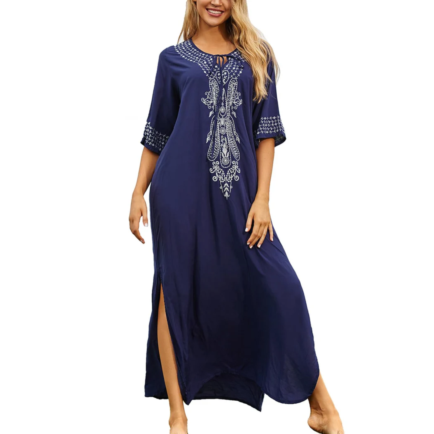 Long beach kimono robe — loose fit — summer vacation