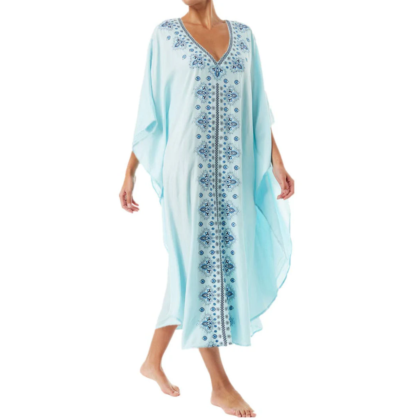 Long beach kimono robe — loose fit — summer vacation