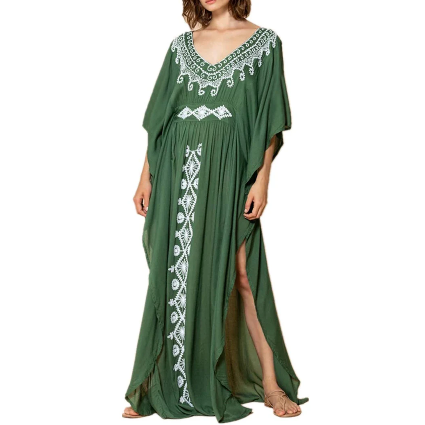Long beach kimono robe — loose fit — summer vacation