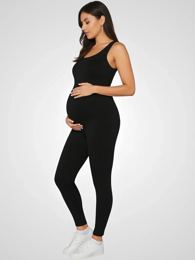 Sleeveless Maternity Jumpsuit