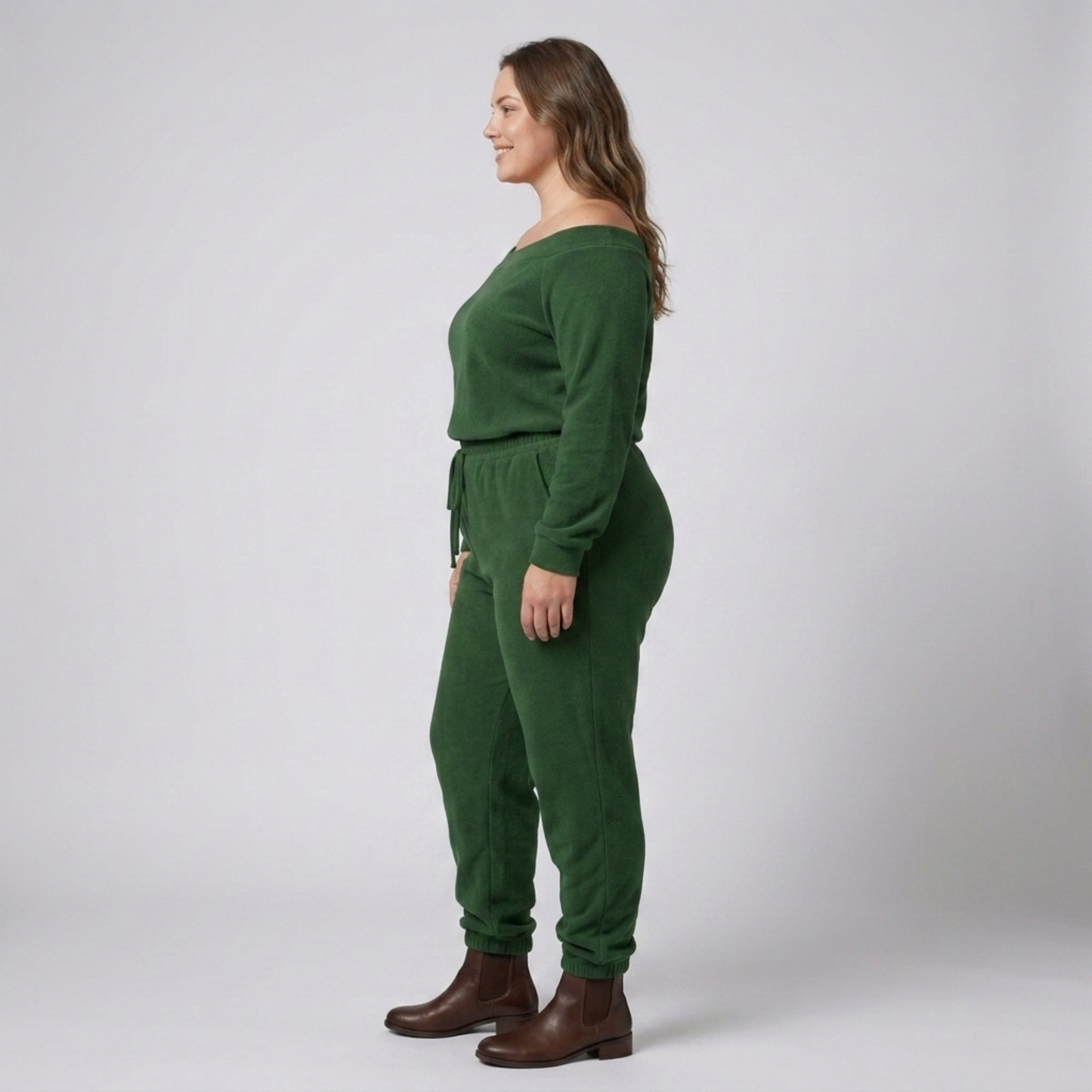 Casual Plus Size Two-Piece Set