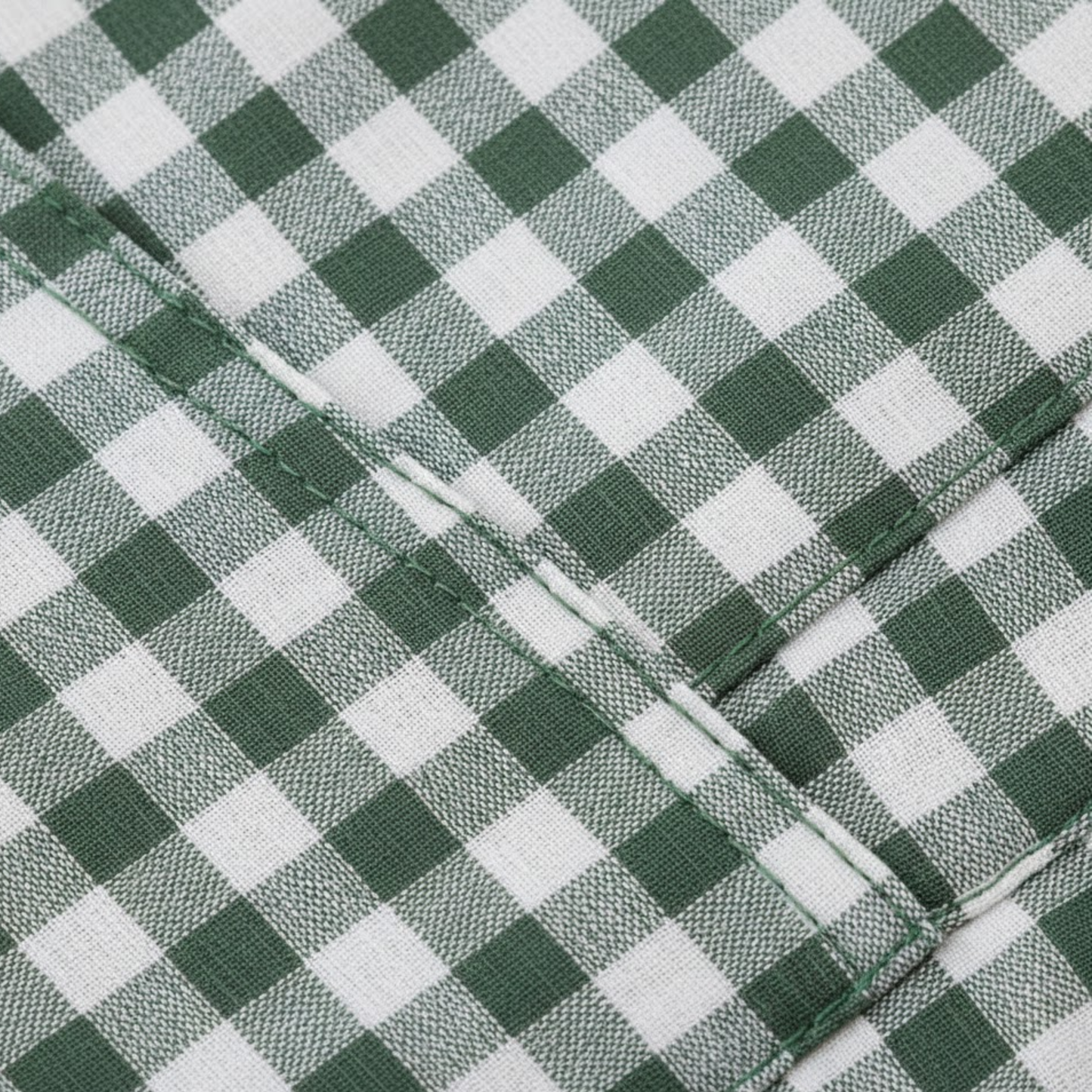Long Plaid Shirt Dress for Women with Classic Collar and Short Sleeves