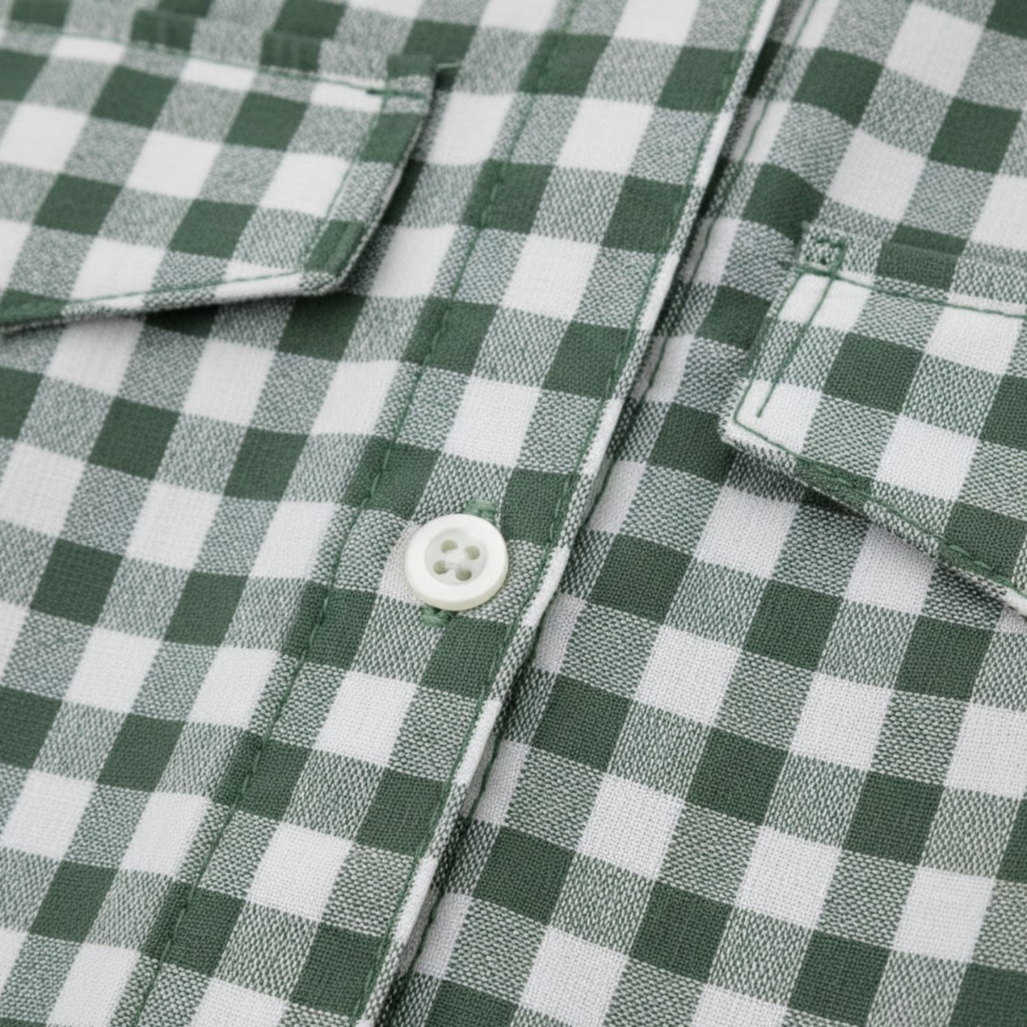 Long Plaid Shirt Dress for Women with Classic Collar and Short Sleeves