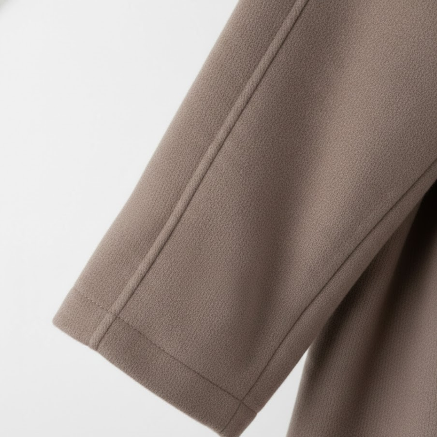 Short coat for women with belt and crossed V-neck casual jacket
