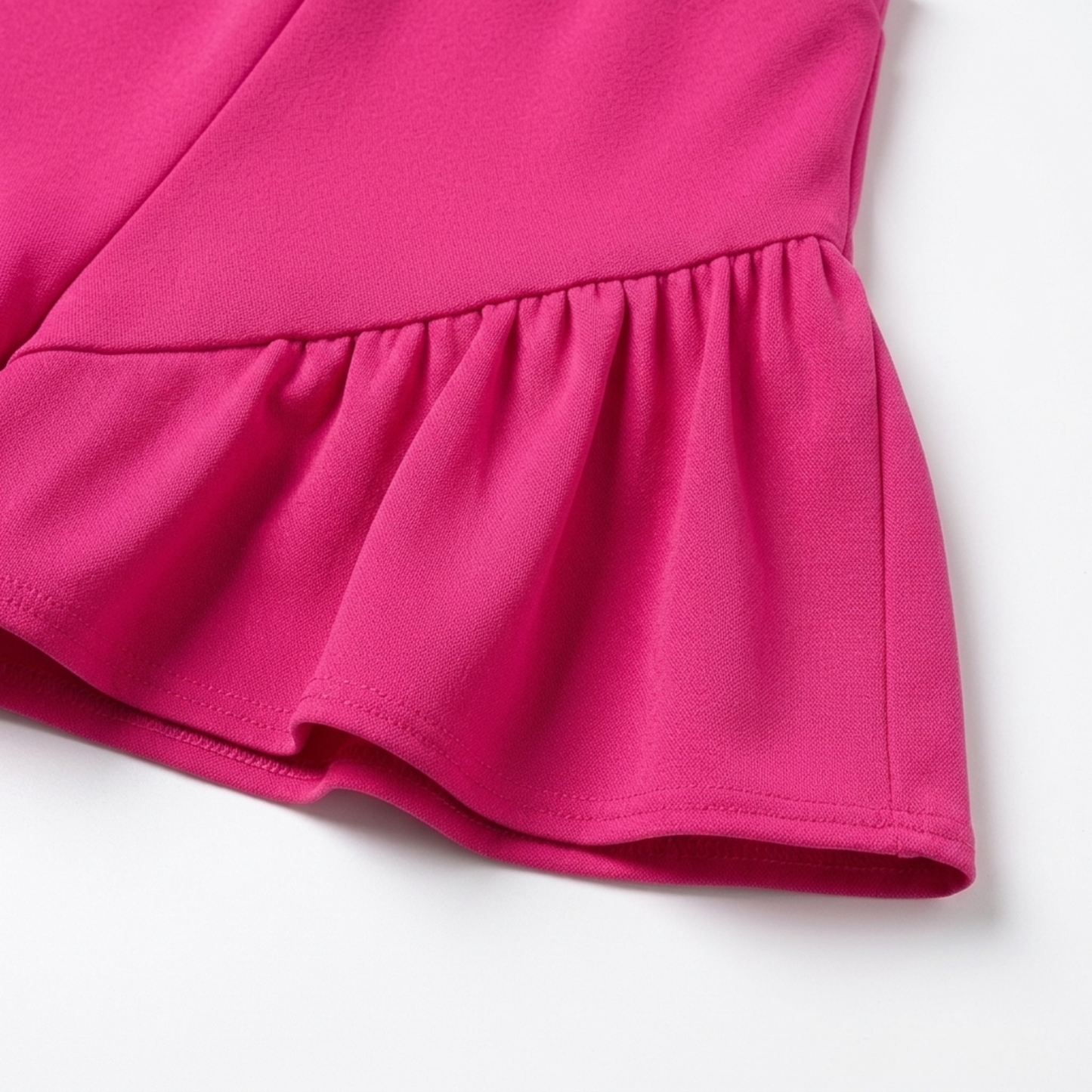 Plus size off-shoulder top and ruffled shorts set