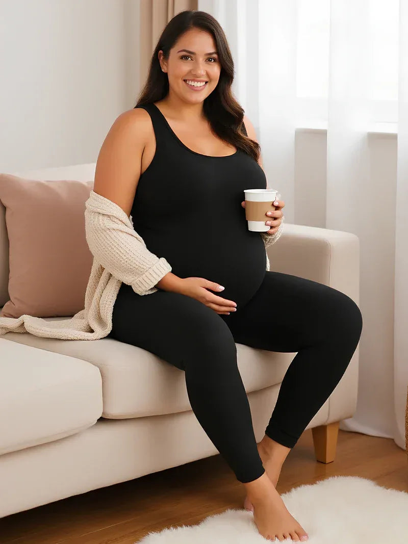 Sleeveless Maternity Jumpsuit