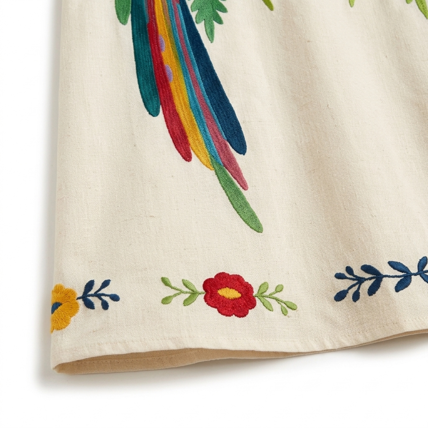 Crop top and long skirt set — tropical print — summer vacation