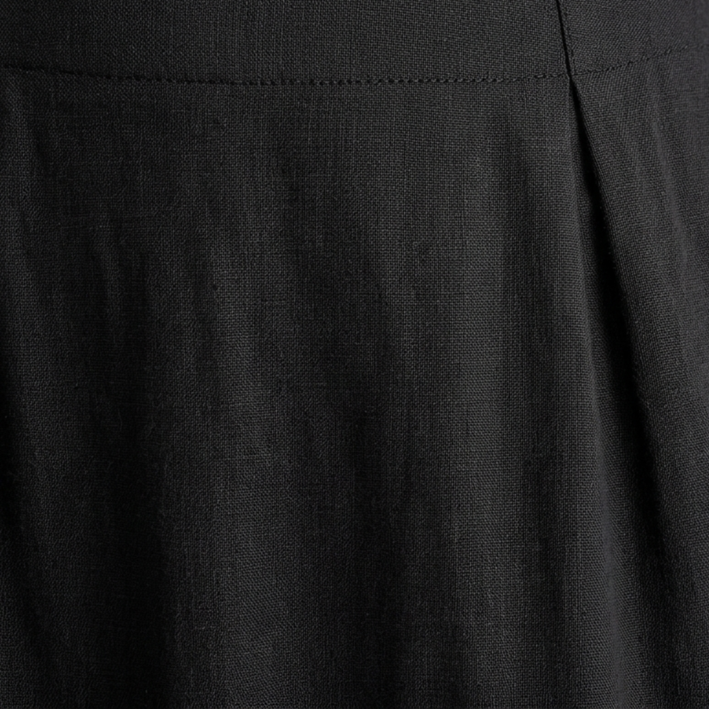 Long satin maxi skirt — high waist straight cut — evening wear