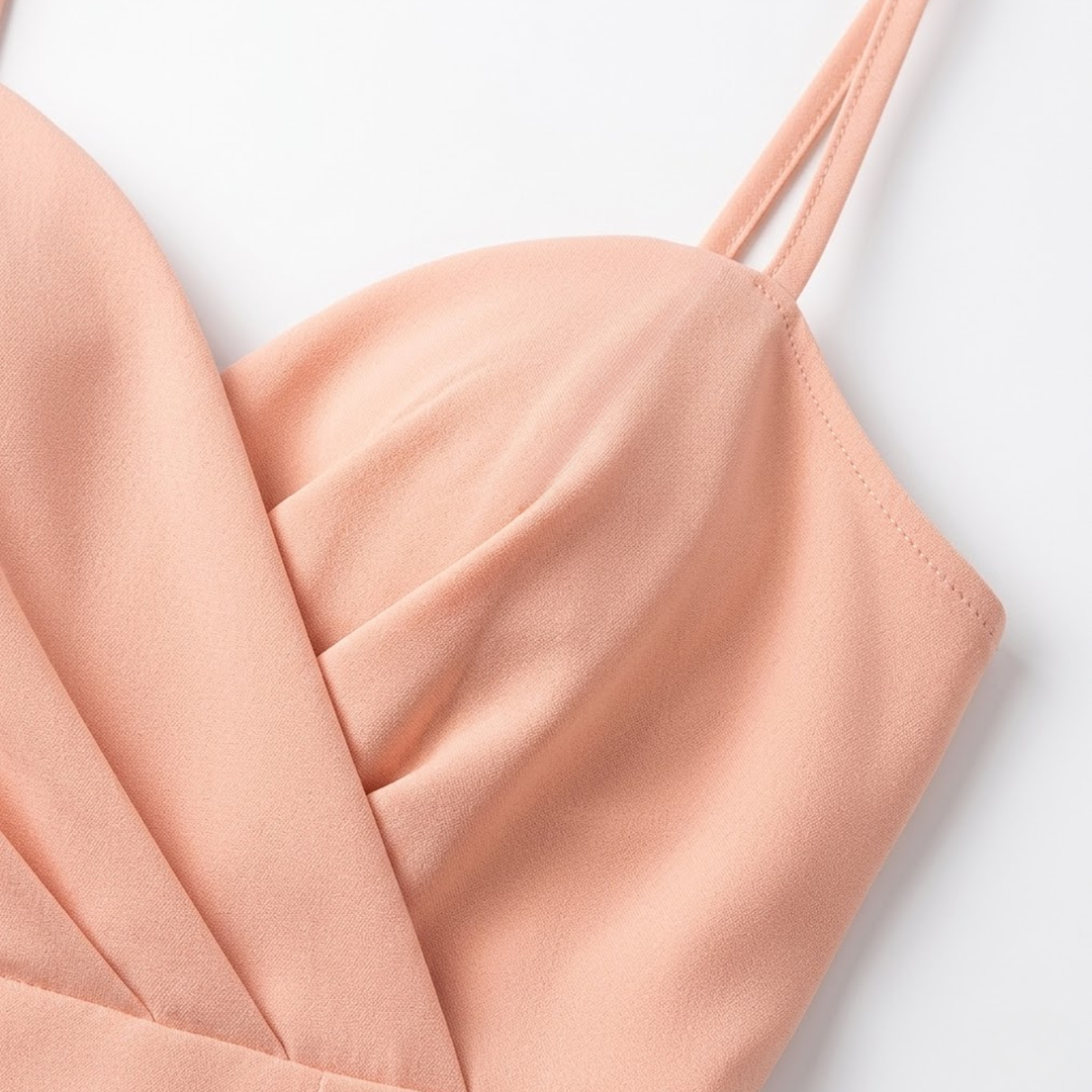Wide-Leg Jumpsuit with Straps, V-Neck, and High Waist for Women