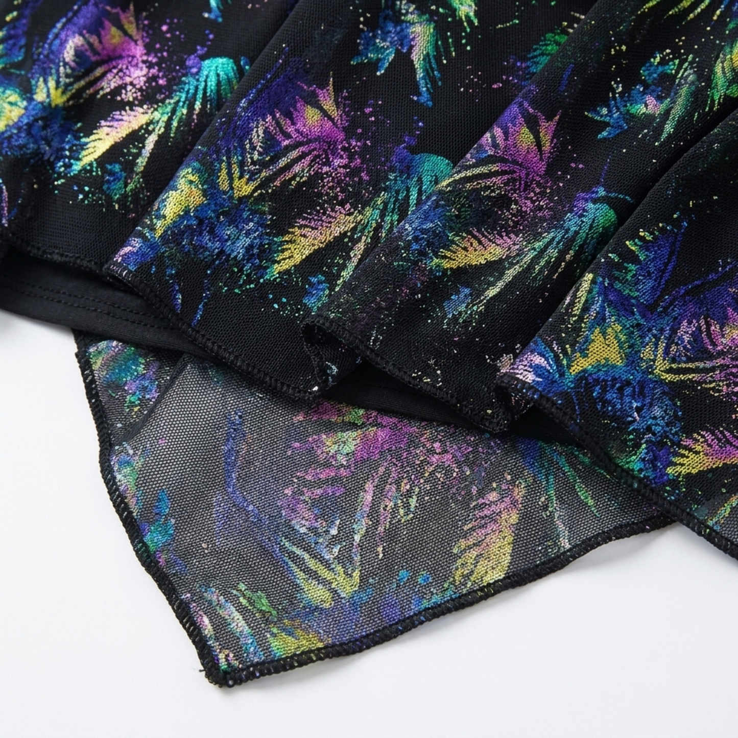 Plus Size Women's Swimsuit Dress with Printed Integrated Skirt