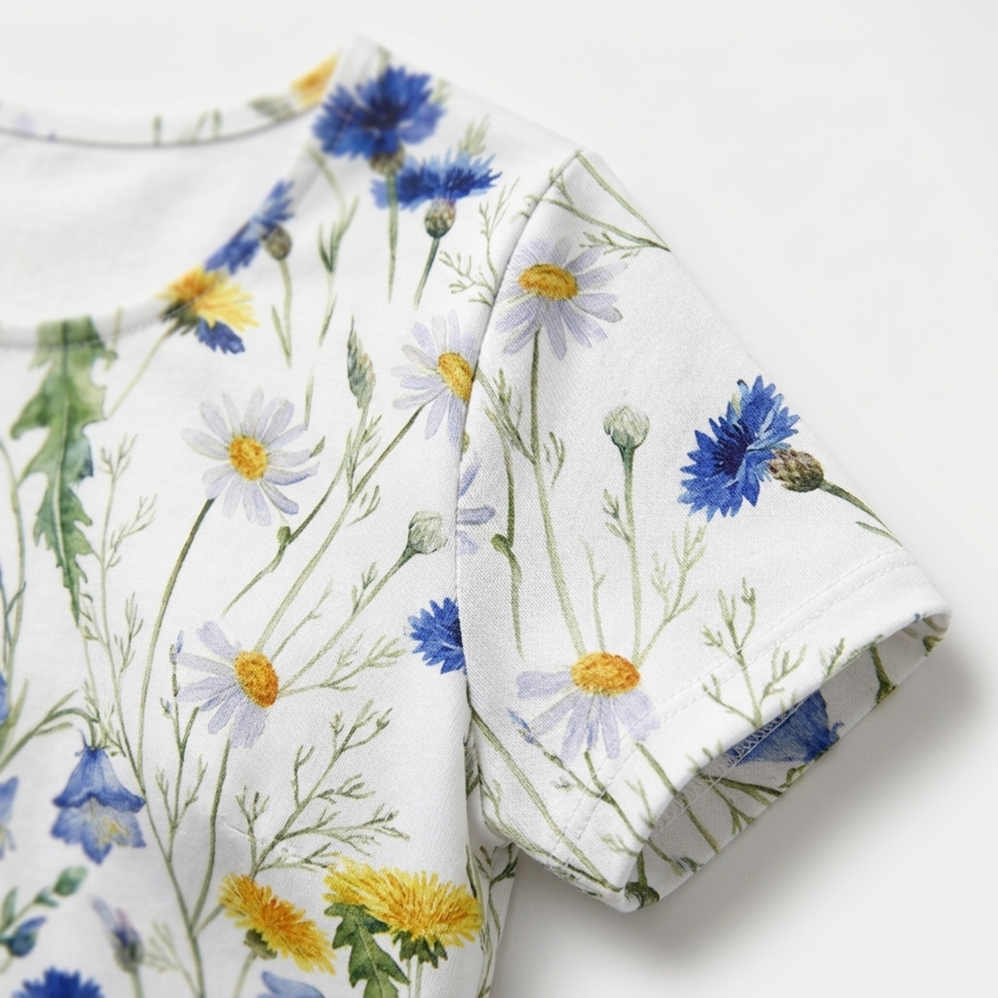 Casual printed mid-length dress
