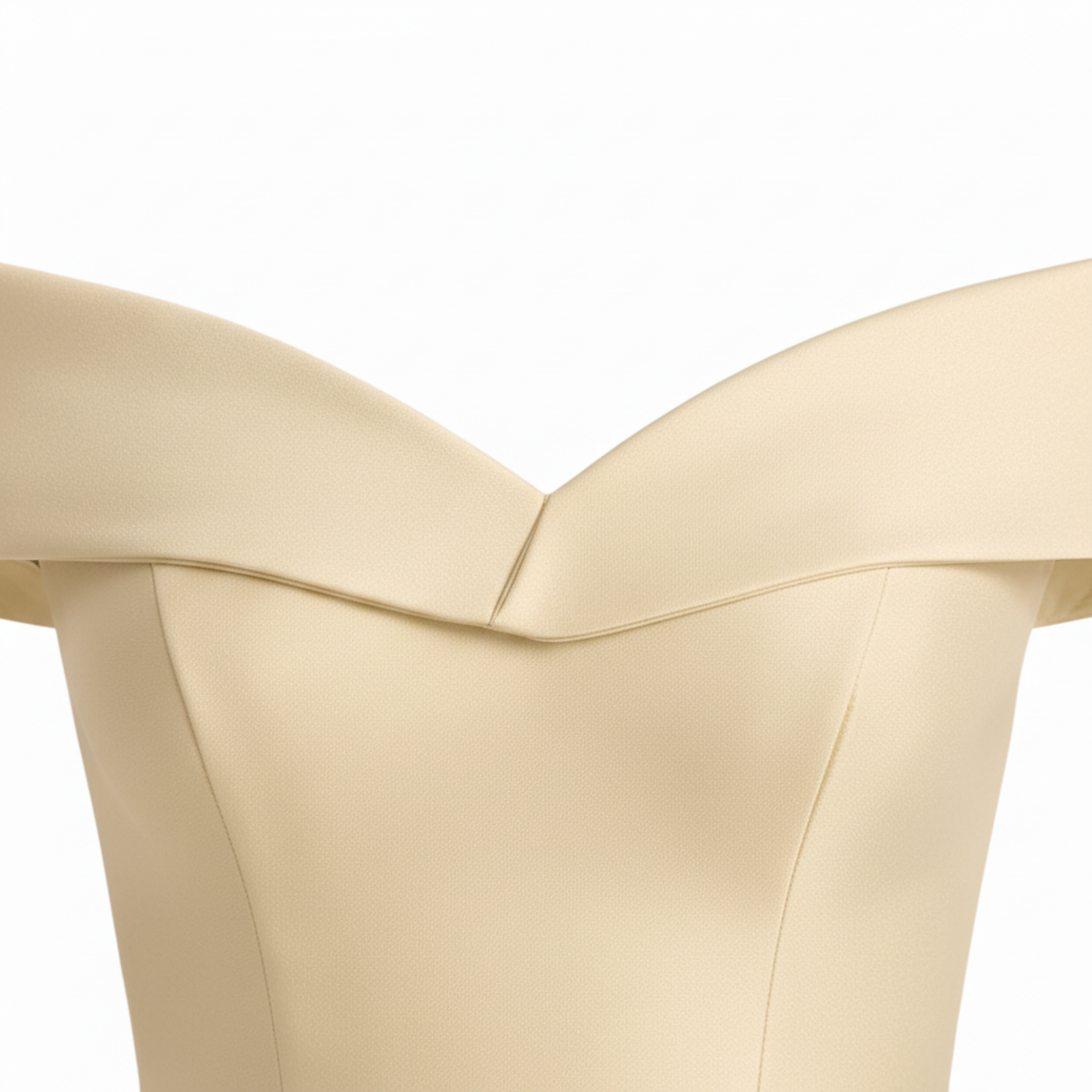 Midi Flared Wedding Guest Dress with Off-Shoulder and Waist Bow