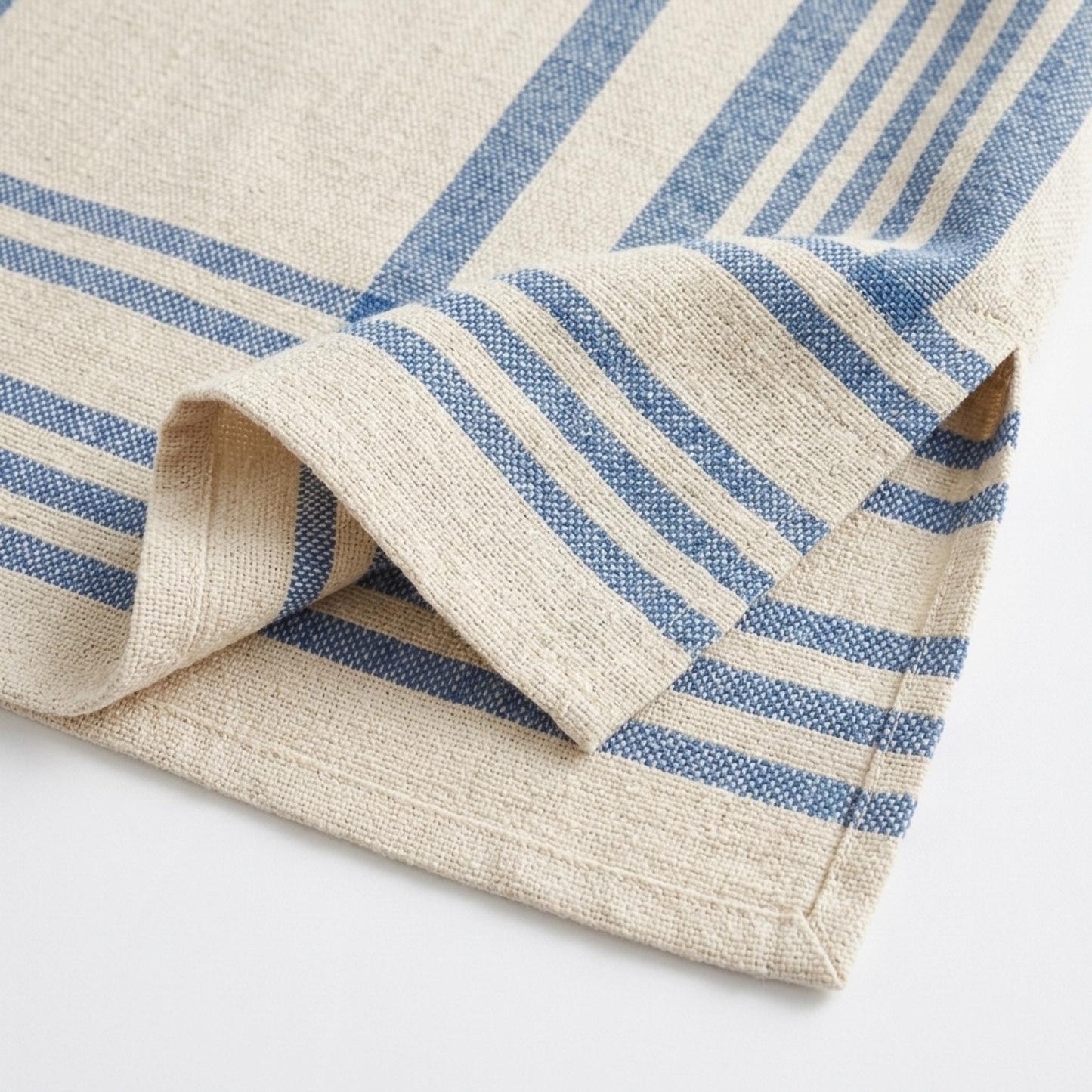 Striped kimono tunic for women — loose fit — beach and travel