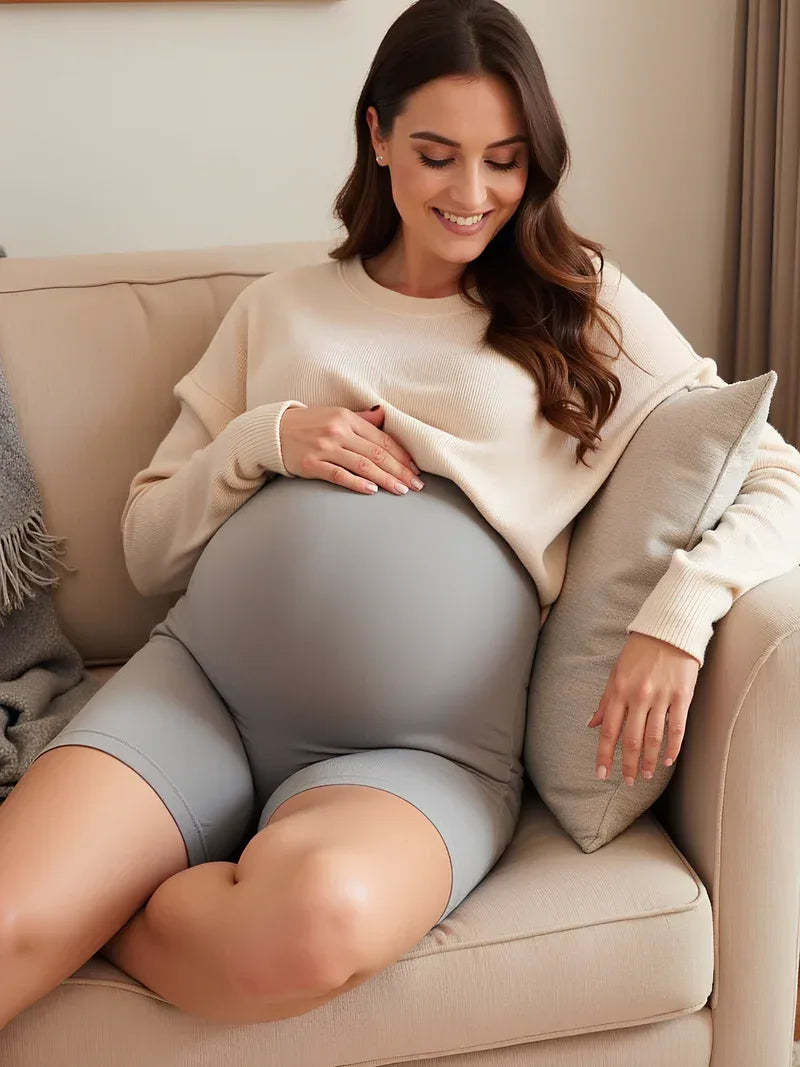 Short pregnancy support high waist