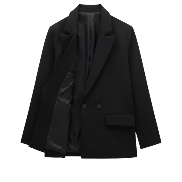 Vintage Women's Double-Breasted Blazer for the Office