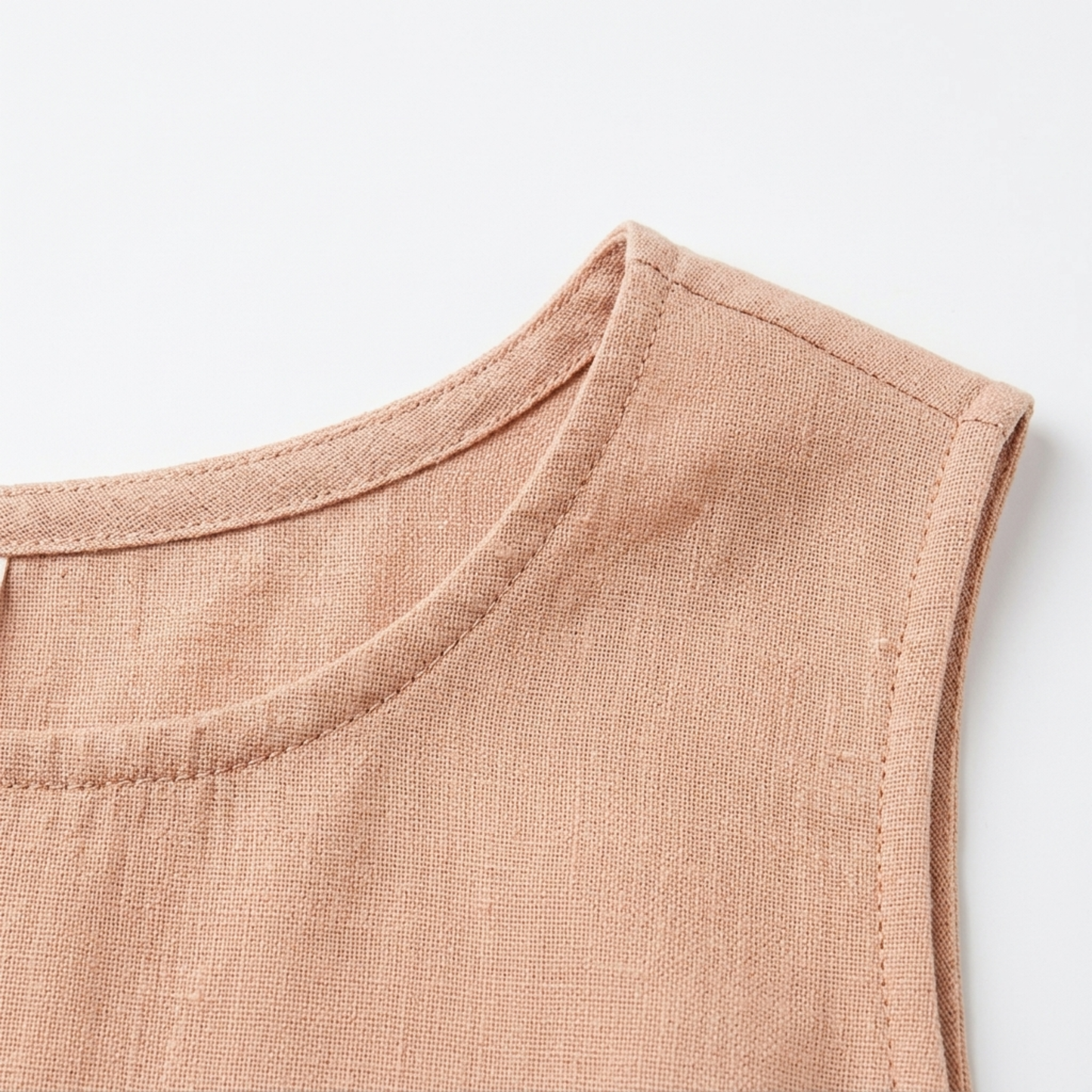 Reversible crop top tank — 100% pure linen — minimalist style — summer