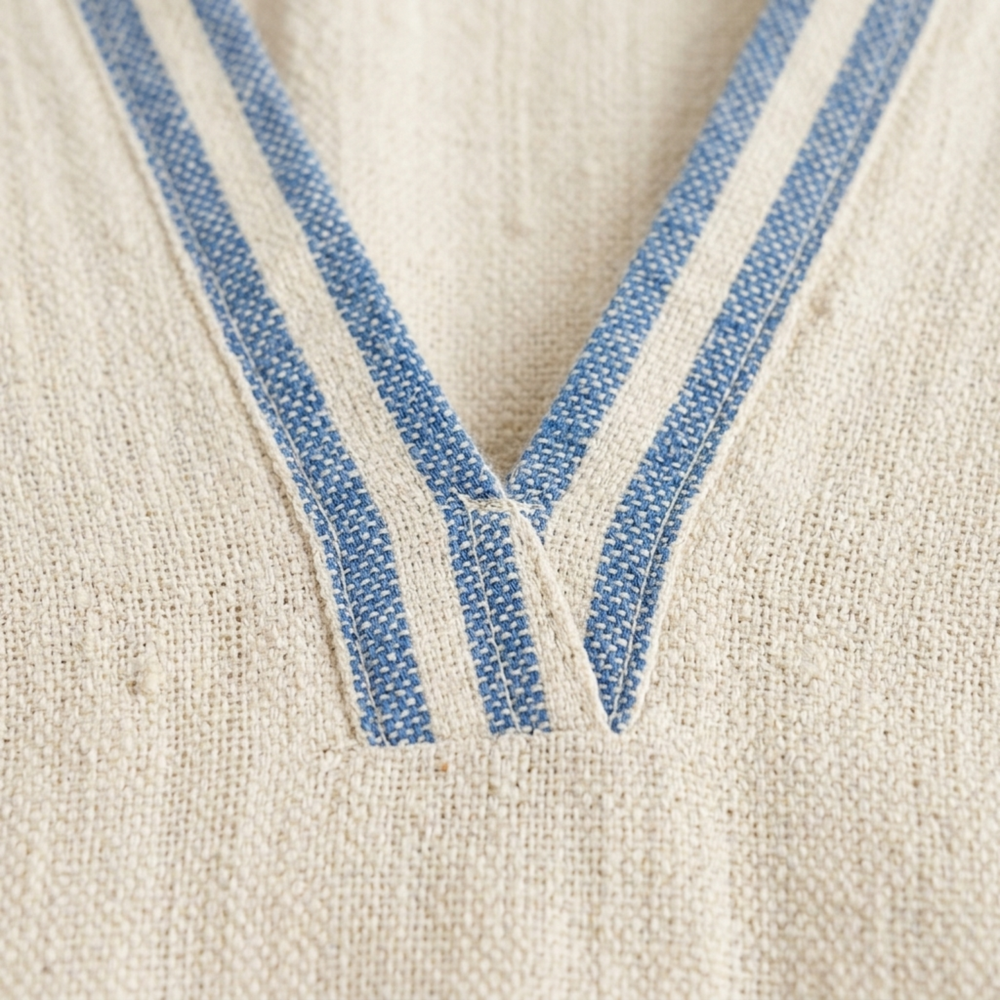 Striped kimono tunic for women — loose fit — beach and travel