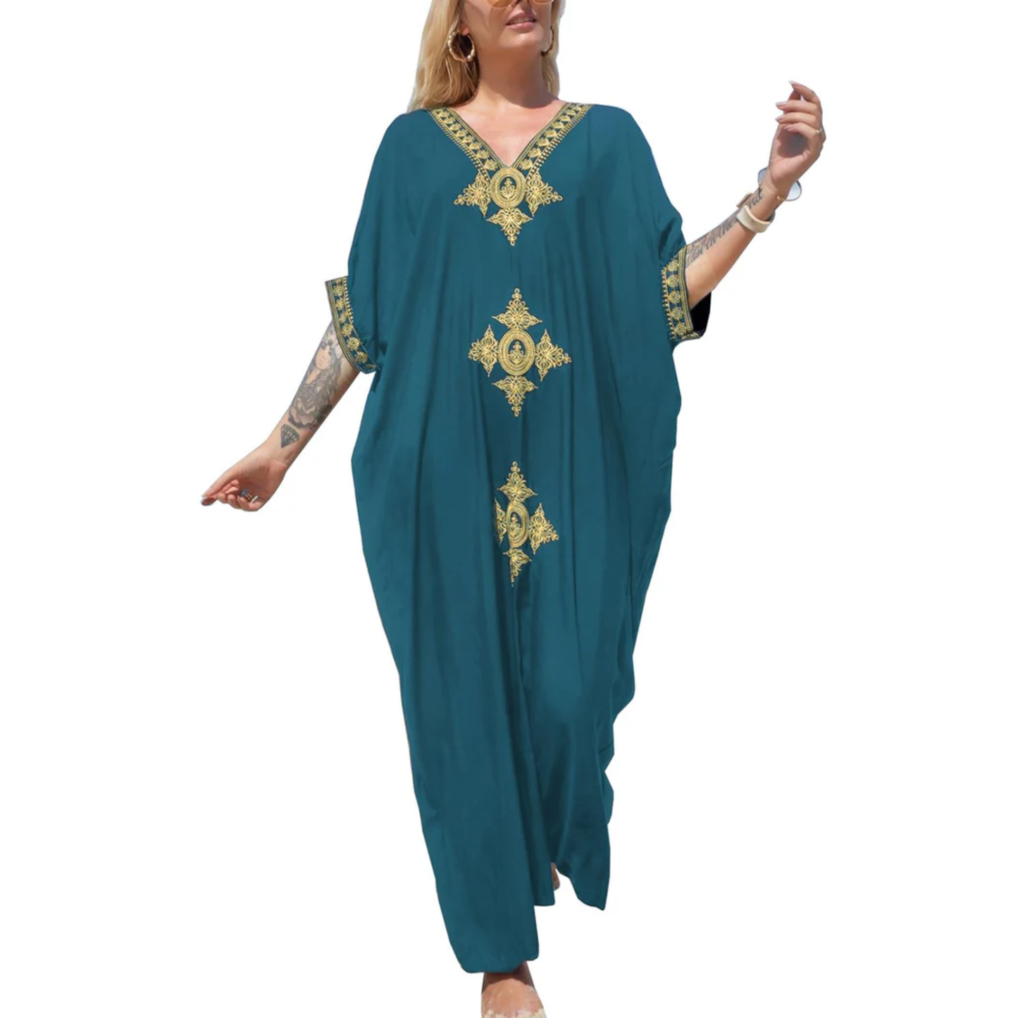 Long beach kimono robe — loose fit — summer vacation