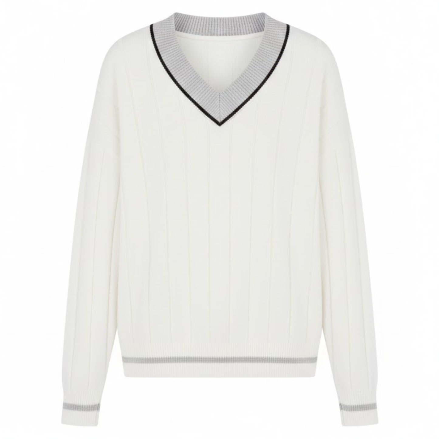 Women's knitted twisted stitch buttoned vest with warm elegant casual V-neck collar