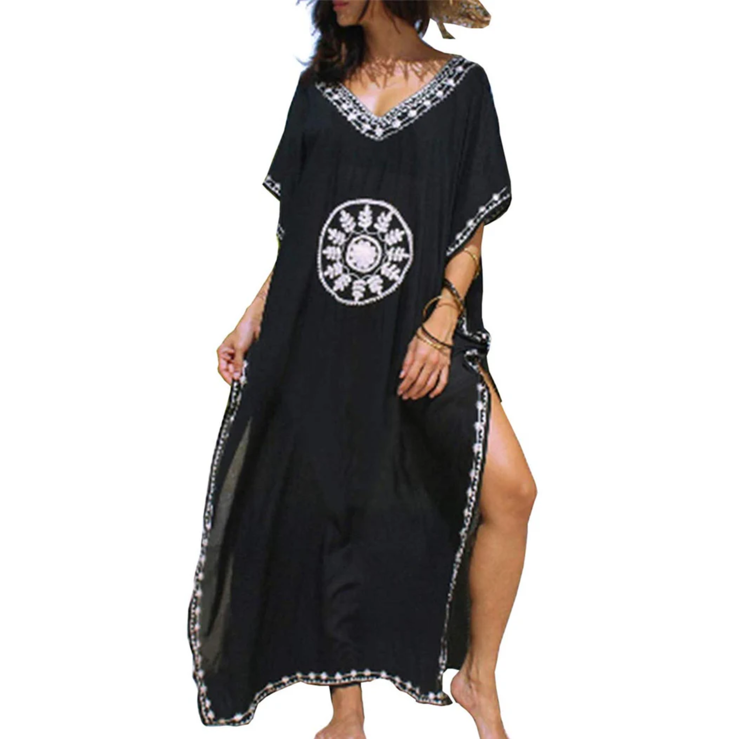 Long beach kimono robe — loose fit — summer vacation