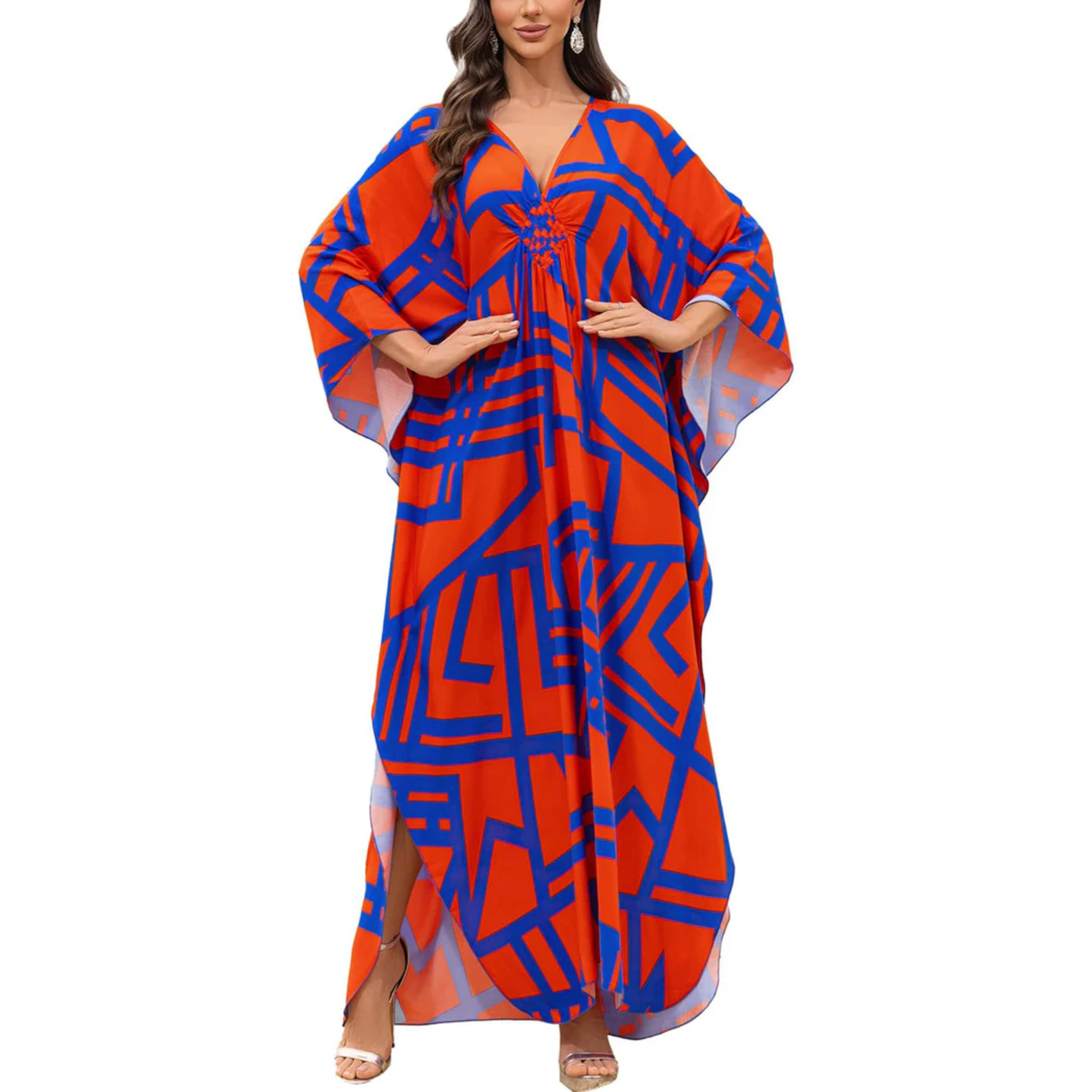 Long beach kimono robe — loose fit — summer vacation