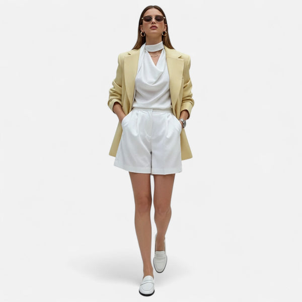 Ancient World | Women's Belted Blazer Loose Fit