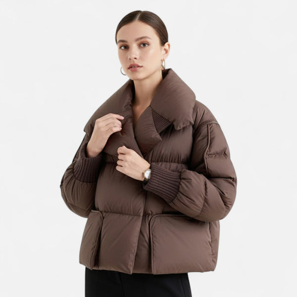 Ancient World | Women's Down Jacket 90% Down with Removable Sleeves