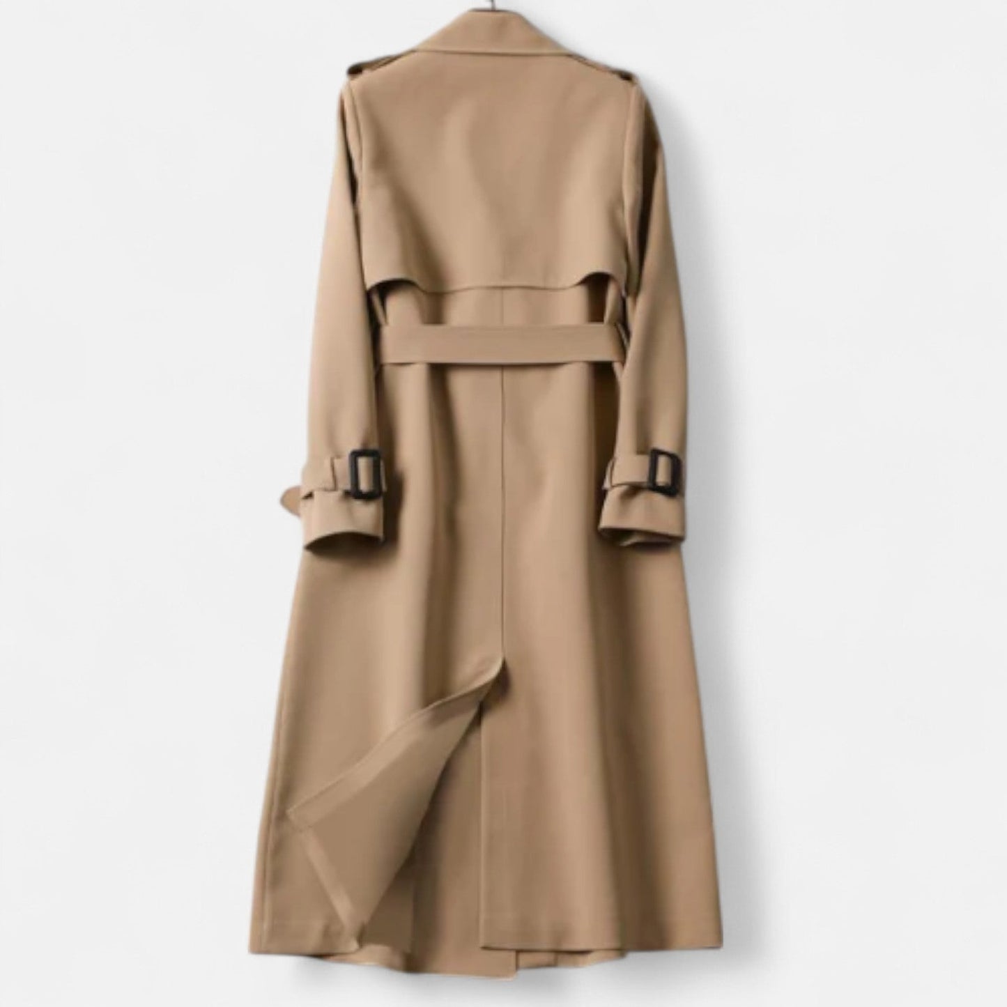 Ancient World | Long Women's Coat – Structured Warmth, Timeless Silhouette