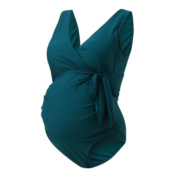 One-piece maternity swimsuit