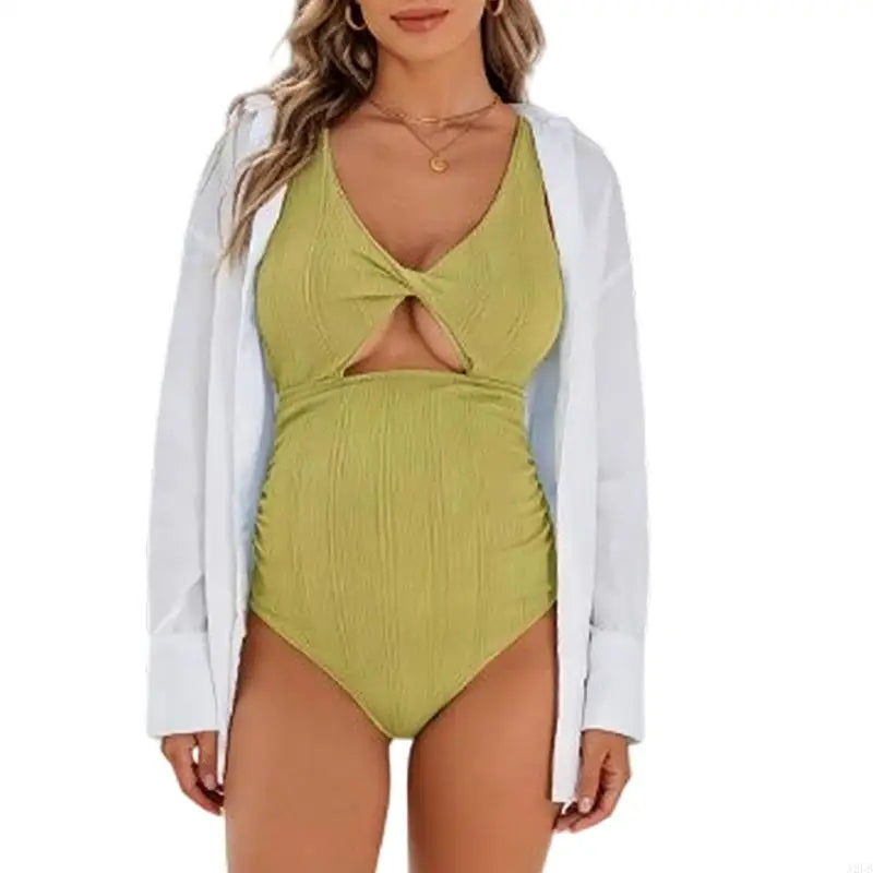 One-piece maternity slimming swimsuit