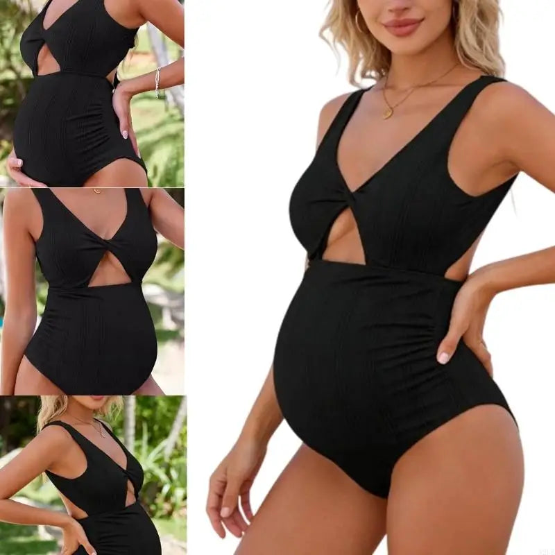 One-piece maternity slimming swimsuit