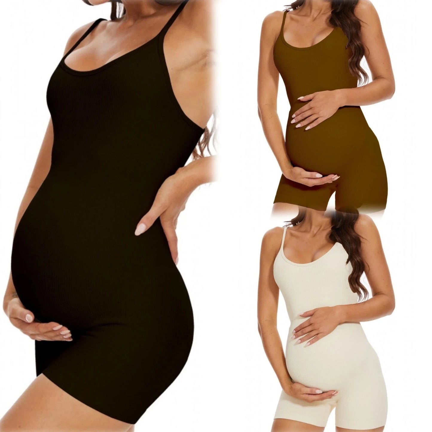 Maternity one-piece swimsuit stretch total comfort