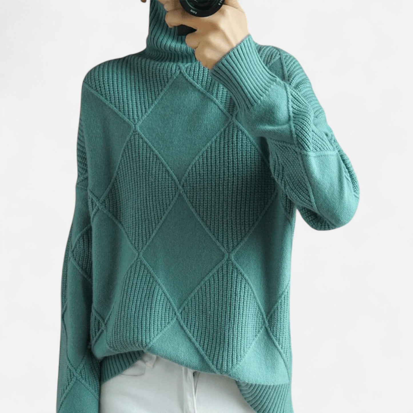 Ancient World | Women's Soft Premium Knit Turtleneck Sweater