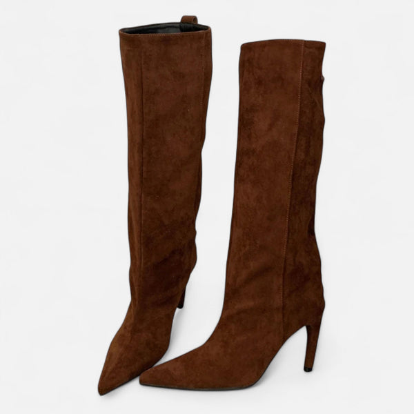 Ancient World | Women's Long Pointed Boots Stiletto Heel