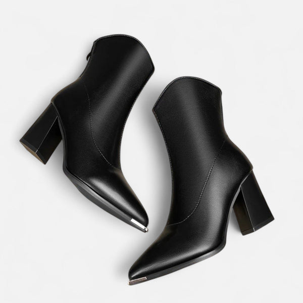Ancient World | Women's Leather Chelsea Boots High Heel